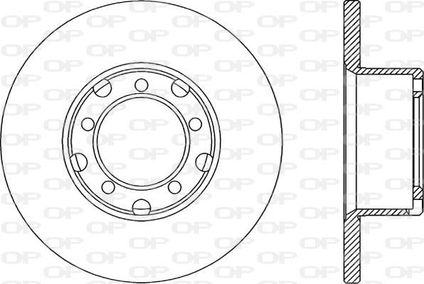 Open Parts BDA1299.10 - Bremžu diski autodraugiem.lv