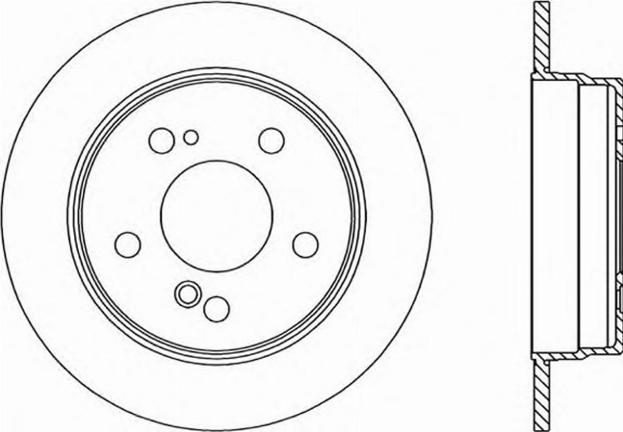 Open Parts BDA1292.10 - Bremžu diski autodraugiem.lv