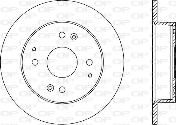 Open Parts BDA1214.10 - Bremžu diski autodraugiem.lv