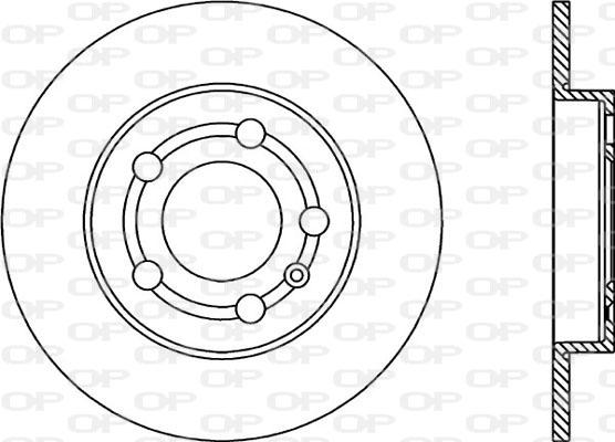 Open Parts BDA1745.10 - Bremžu diski autodraugiem.lv