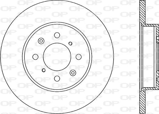 Open Parts BDA1752.10 - Bremžu diski autodraugiem.lv