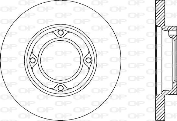 Open Parts BDA1763.10 - Bremžu diski autodraugiem.lv