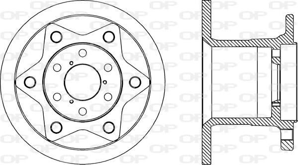 Open Parts BDA1767.10 - Bremžu diski autodraugiem.lv