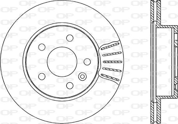 Open Parts BDA1704.20 - Bremžu diski autodraugiem.lv