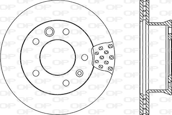 Open Parts BDA1706.20 - Bremžu diski autodraugiem.lv