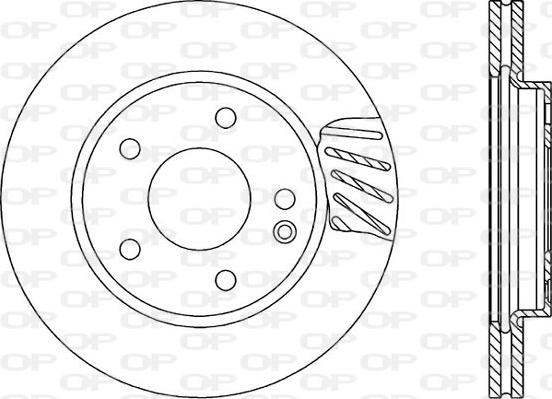 Open Parts BDA1700.20 - Bremžu diski autodraugiem.lv