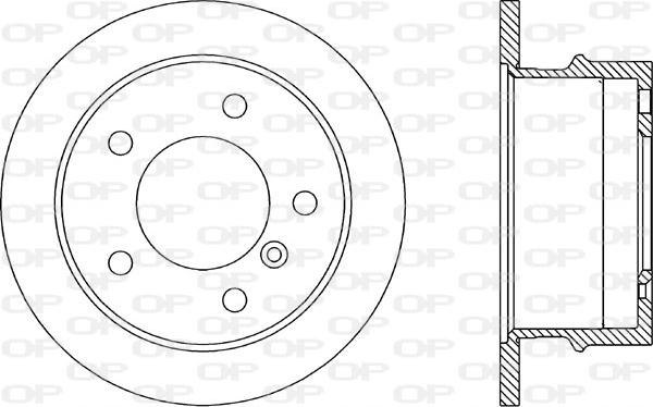 Open Parts BDA1784.10 - Bremžu diski autodraugiem.lv