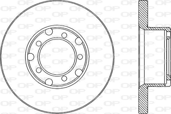 Open Parts BDA1783.10 - Bremžu diski autodraugiem.lv