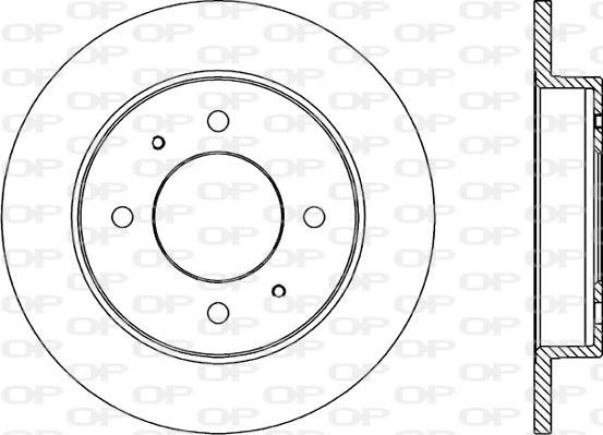 Open Parts BDA1770.10 - Bremžu diski autodraugiem.lv