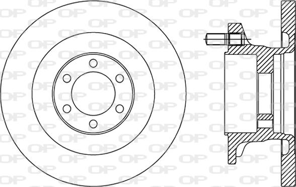 Open Parts BDA2494.10 - Bremžu diski autodraugiem.lv