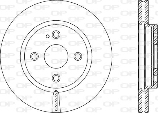 Open Parts BDR2490.20 - Bremžu diski autodraugiem.lv