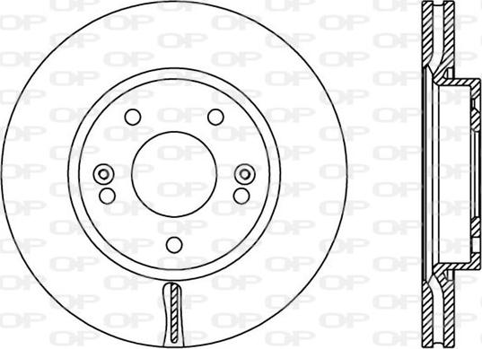 Open Parts BDA2443.20 - Bremžu diski autodraugiem.lv