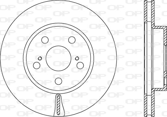 Open Parts BDA2463.20 - Bremžu diski autodraugiem.lv