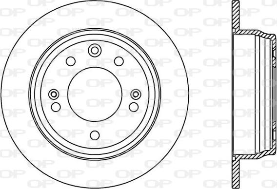 Open Parts BDA2409.10 - Bremžu diski autodraugiem.lv