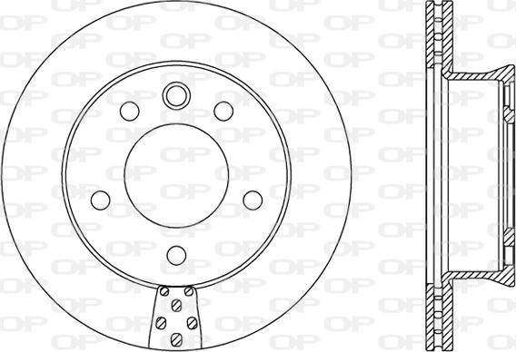 Open Parts BDA2488.20 - Bremžu diski autodraugiem.lv