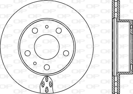 Open Parts BDA2439.20 - Bremžu diski autodraugiem.lv