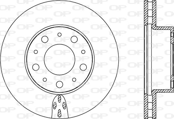 Open Parts BDA2438.20 - Bremžu diski autodraugiem.lv