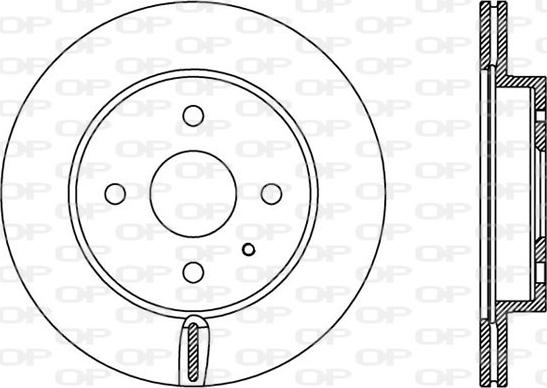 Open Parts BDA2425.20 - Bremžu diski autodraugiem.lv