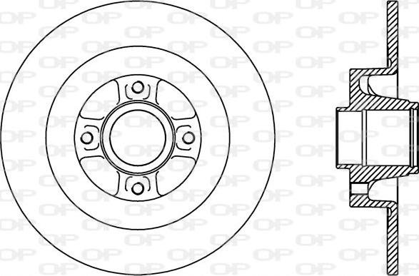 Open Parts BDA2427.10 - Bremžu diski autodraugiem.lv