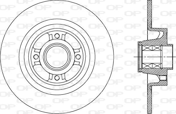 Open Parts BDA2427.30 - Bremžu diski autodraugiem.lv