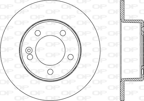 Open Parts BDA2599.10 - Bremžu diski autodraugiem.lv