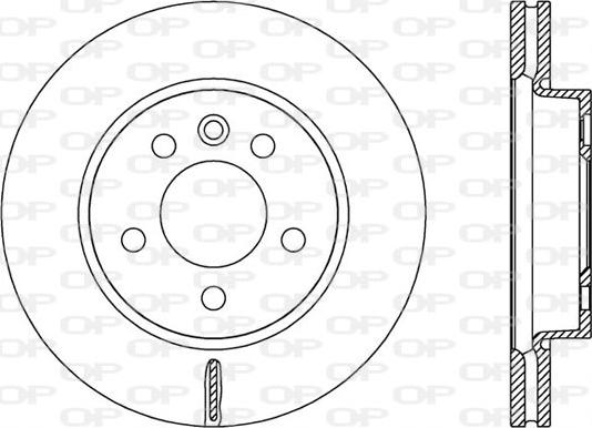 Open Parts BDA2590.20 - Bremžu diski autodraugiem.lv