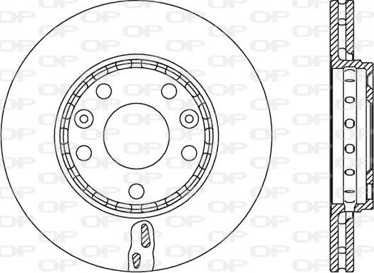 Open Parts BDA2548.20 - Bremžu diski autodraugiem.lv