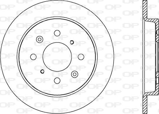 Open Parts BDA2553.10 - Bremžu diski autodraugiem.lv