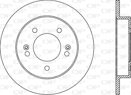 Open Parts BDA2569.10 - Bremžu diski autodraugiem.lv
