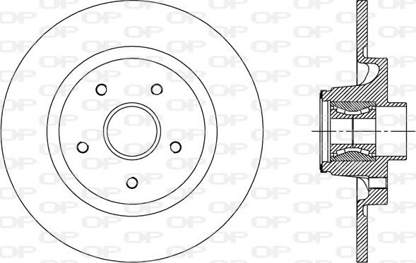 Open Parts BDA2509.30 - Bremžu diski autodraugiem.lv