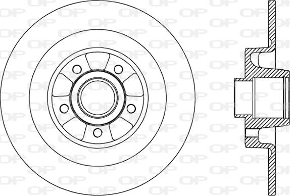 Open Parts BDA2507.10 - Bremžu diski autodraugiem.lv