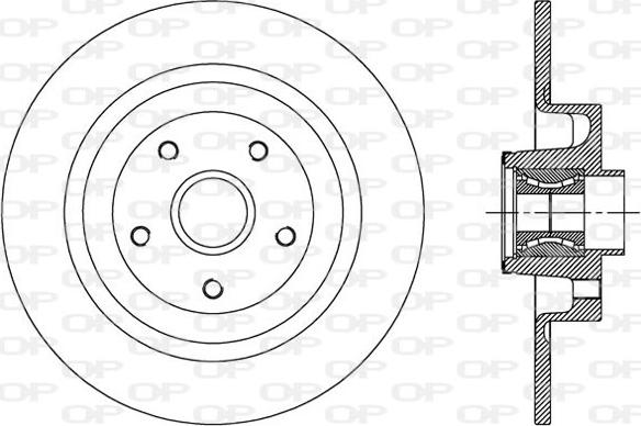 Open Parts BDA2507.30 - Bremžu diski autodraugiem.lv