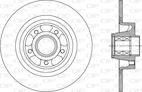 Open Parts BDA2514.30 - Bremžu diski autodraugiem.lv