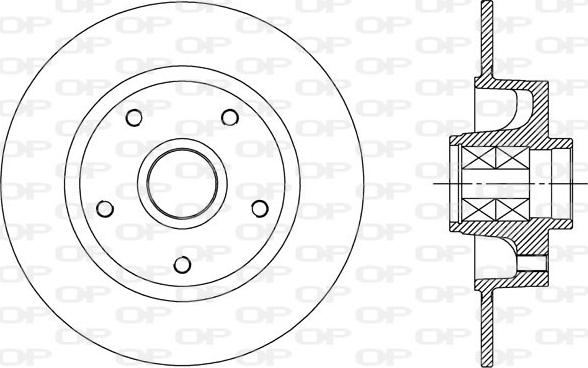 Open Parts BDA2515.30 - Bremžu diski autodraugiem.lv