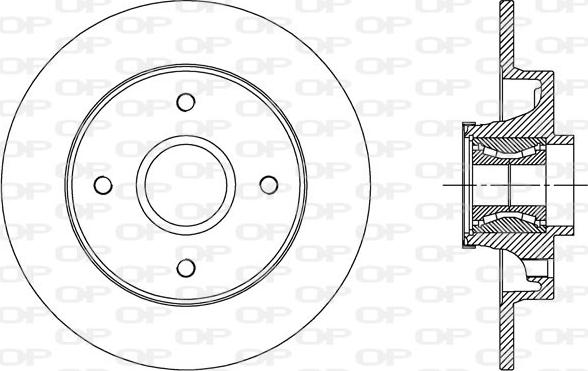 Open Parts BDA2510.30 - Bremžu diski autodraugiem.lv