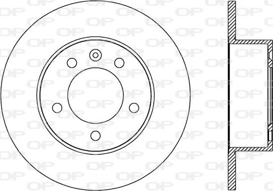 Open Parts BDA2589.10 - Bremžu diski autodraugiem.lv