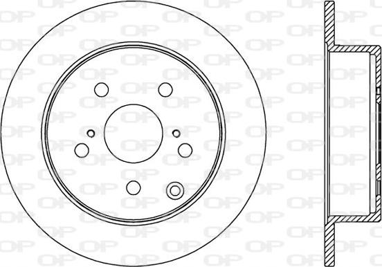 Open Parts BDA2581.10 - Bremžu diski autodraugiem.lv