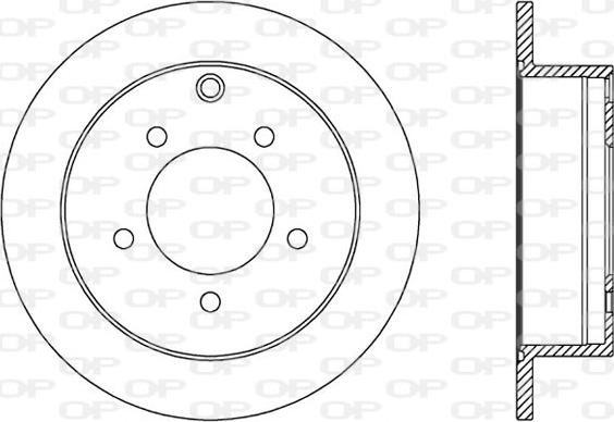 Open Parts BDA2588.10 - Bremžu diski autodraugiem.lv