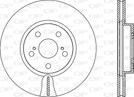 Open Parts BDA2583.20 - Bremžu diski autodraugiem.lv