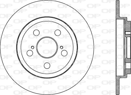 Open Parts BDA2582.10 - Bremžu diski autodraugiem.lv