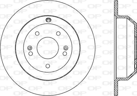 Open Parts BDA2587.10 - Bremžu diski autodraugiem.lv