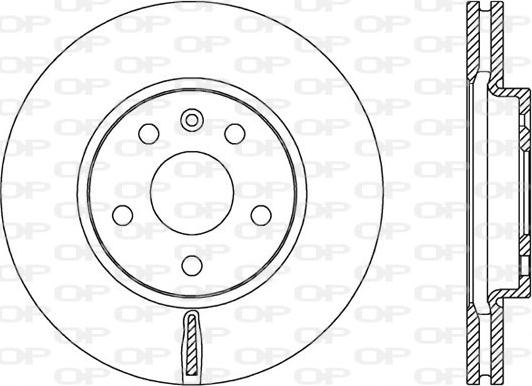 Open Parts BDR2535.20 - Bremžu diski autodraugiem.lv