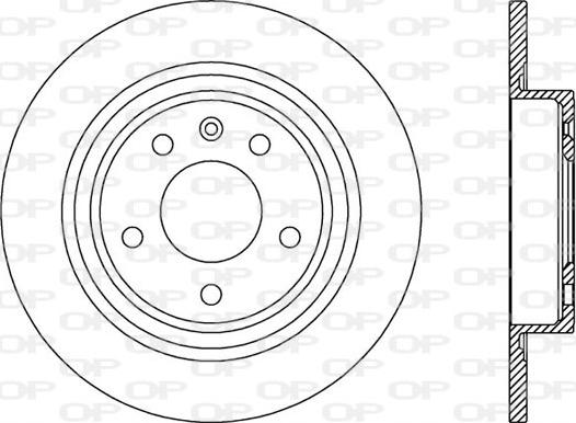 Open Parts BDA2538.10 - Bremžu diski autodraugiem.lv