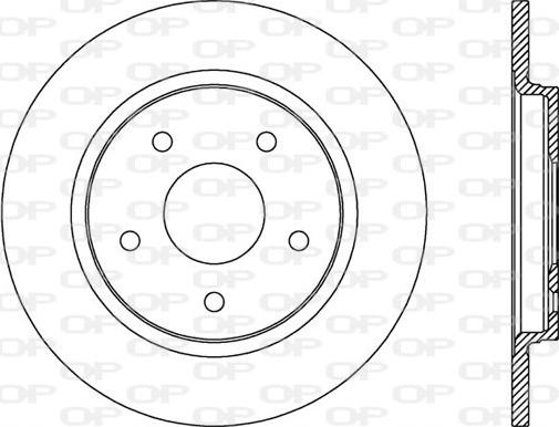 Open Parts BDA2533.10 - Bremžu diski autodraugiem.lv