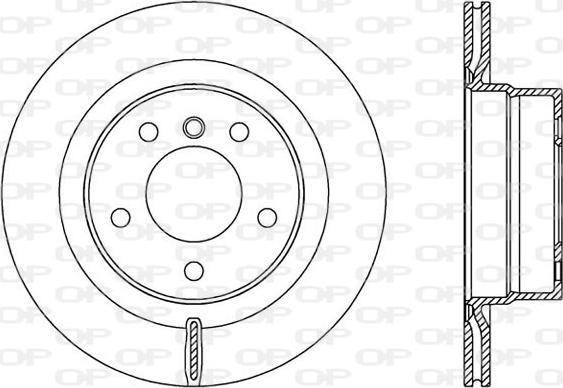 Open Parts BDA2532.20 - Bremžu diski autodraugiem.lv