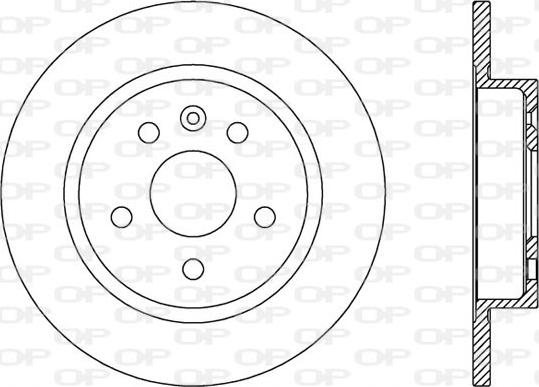 Open Parts BDA2537.10 - Bremžu diski autodraugiem.lv