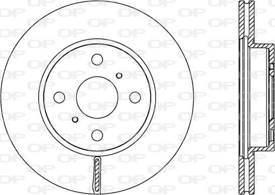 Open Parts BDA2526.20 - Bremžu diski autodraugiem.lv