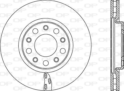 Open Parts BDA2521.20 - Bremžu diski autodraugiem.lv