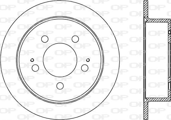 Open Parts BDA2527.10 - Bremžu diski autodraugiem.lv