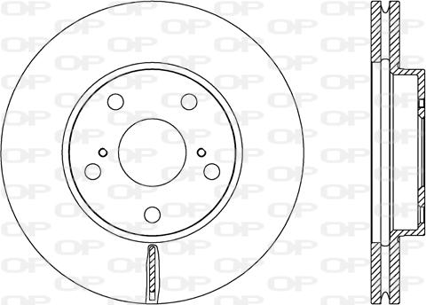 Open Parts BDA2694.20 - Bremžu diski autodraugiem.lv